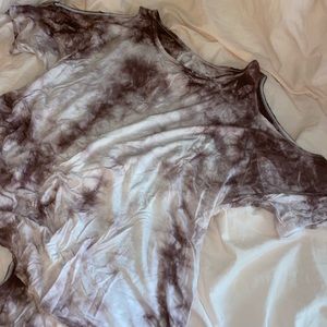 American Eagle Soft and Sexy Tee with Cut Out Shoulders